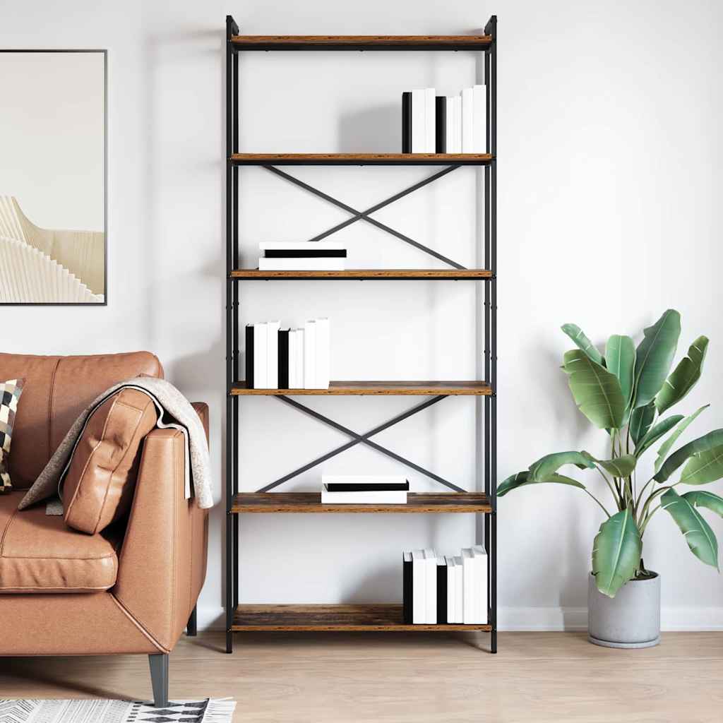 Bücherregal Altholz 80 x 30 x 189,5 cm Holzwerkstoff