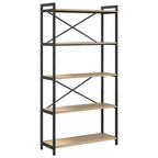 Bücherregal Sonoma-Eiche 80 x 30 x 155 cm Holzwerkstoff
