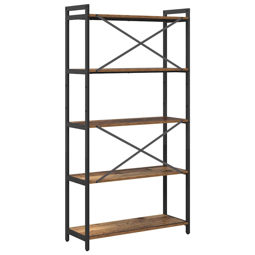 Bücherregal Altholz 80 x 30 x 155 cm Holzwerkstoff