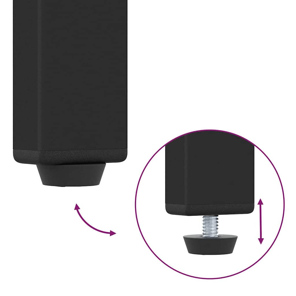 Bücherregal Schwarz Eichen-Optik 80 x 30 x 120 cm Holzwerkstoff