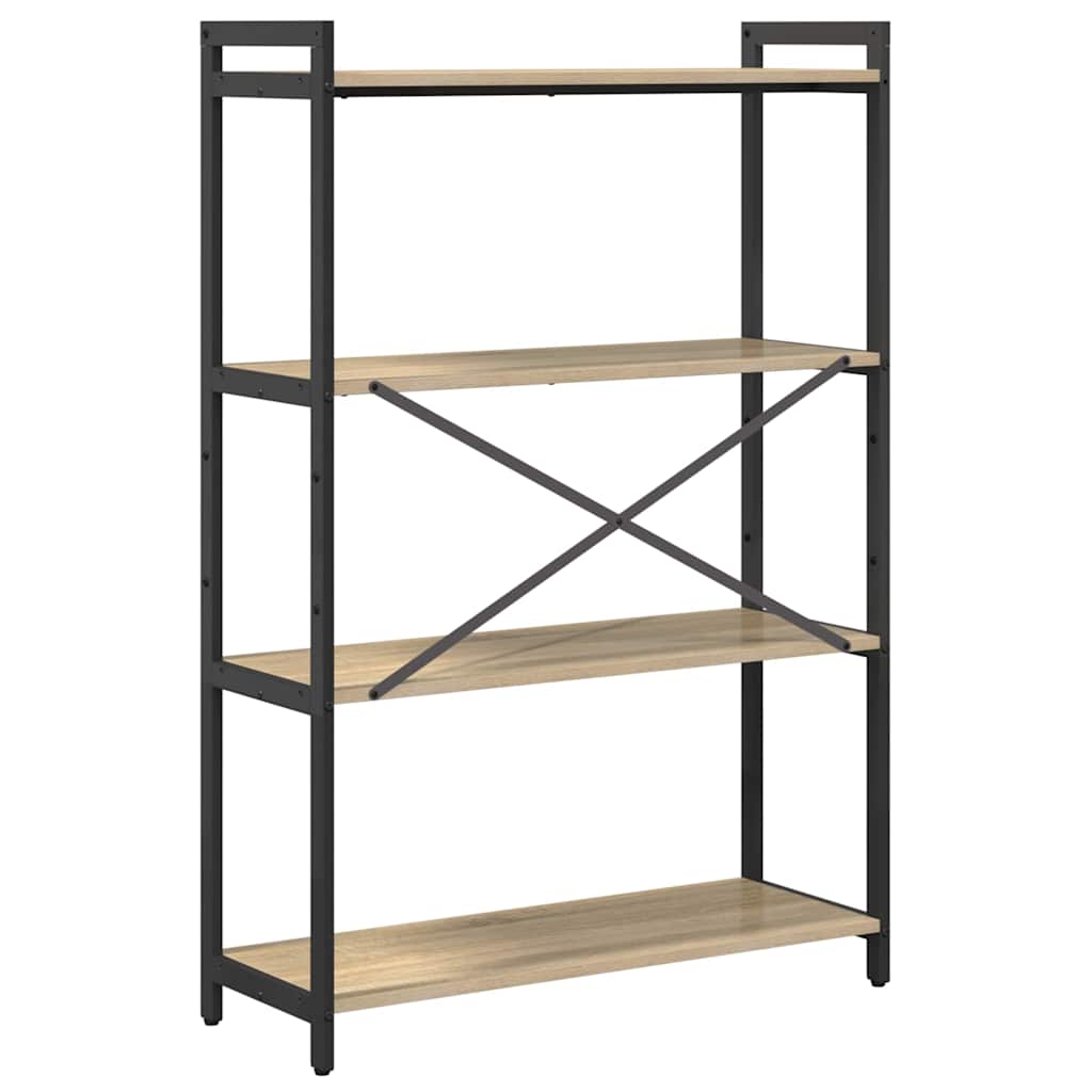 Bücherregal Sonoma-Eiche 80 x 30 x 120 cm Holzwerkstoff