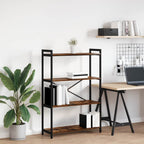 Bücherregal Geräucherte Eiche 80 x 30 x 120 cm Holzwerkstoff