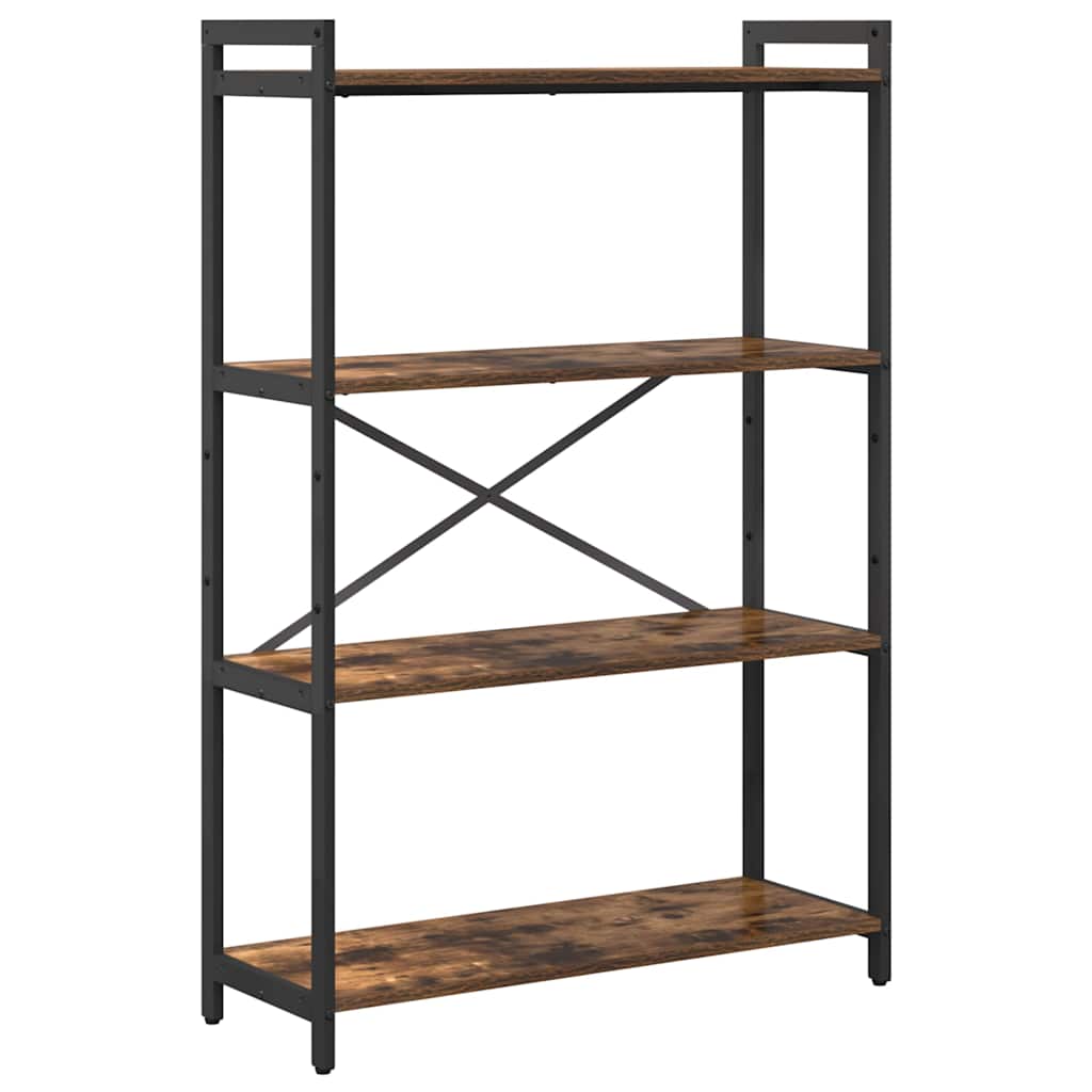 Bücherregal Geräucherte Eiche 80 x 30 x 120 cm Holzwerkstoff