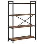 Bücherregal Geräucherte Eiche 80 x 30 x 120 cm Holzwerkstoff