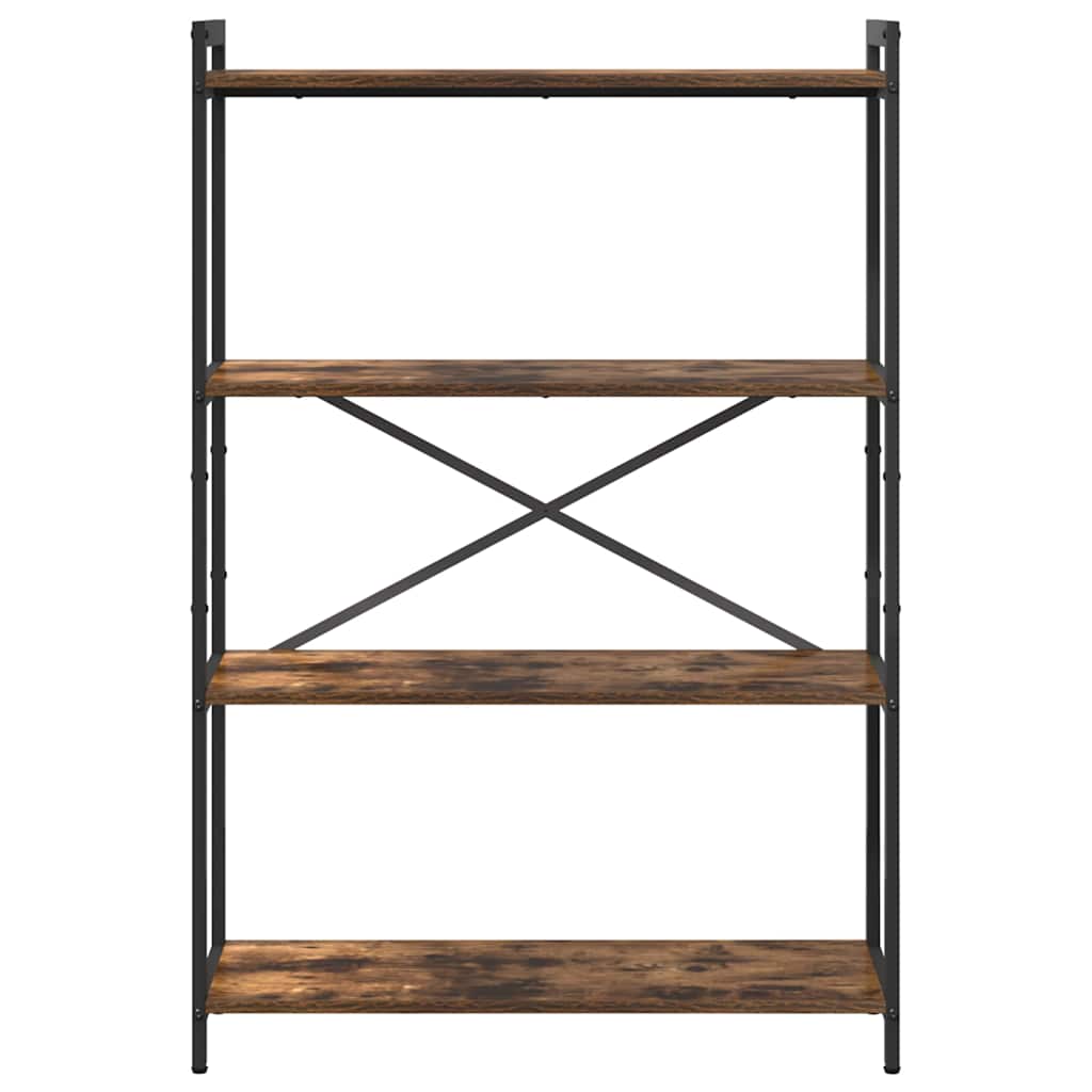 Bücherregal Geräucherte Eiche 80 x 30 x 120 cm Holzwerkstoff