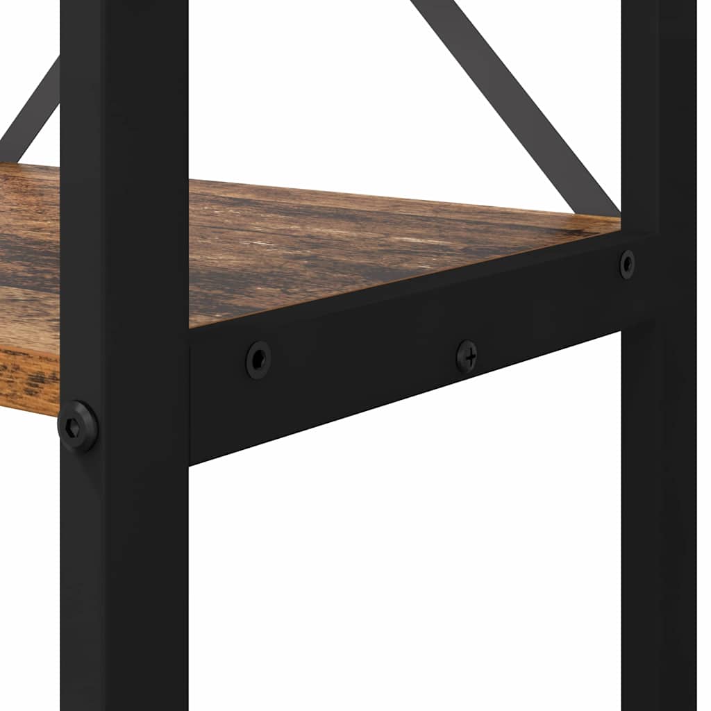 Bücherregal Altholz 80 x 30 x 120 cm Holzwerkstoff