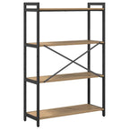 Bücherregal Artisan-Eiche 80 x 30 x 120 cm Holzwerkstoff