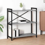 Bücherregal Grau Sonoma 80 x 30 x 85 cm Holzwerkstoff