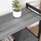 Bücherregal Grau Sonoma 80 x 30 x 85 cm Holzwerkstoff