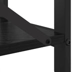 Bücherregal Schwarz Eichen-Optik 80 x 30 x 50 cm Holzwerkstoff