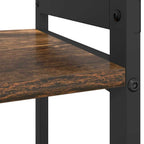 Bücherregal Geräucherte Eiche 80 x 30 x 50 cm Holzwerkstoff