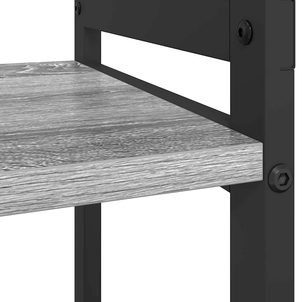 Bücherregal Grau Sonoma 80 x 30 x 50 cm Holzwerkstoff