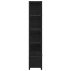 Bücherregal Schwarz Eichen-Optik 80 x 30 x 155,5 cm