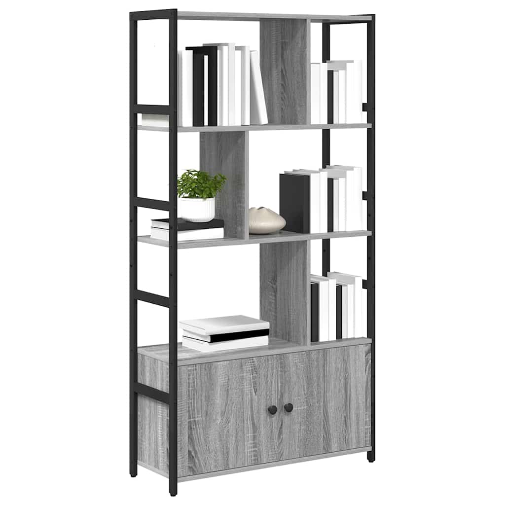 Bücherregal Grau Sonoma 80 x 30 x 155,5 cm Holzwerkstoff
