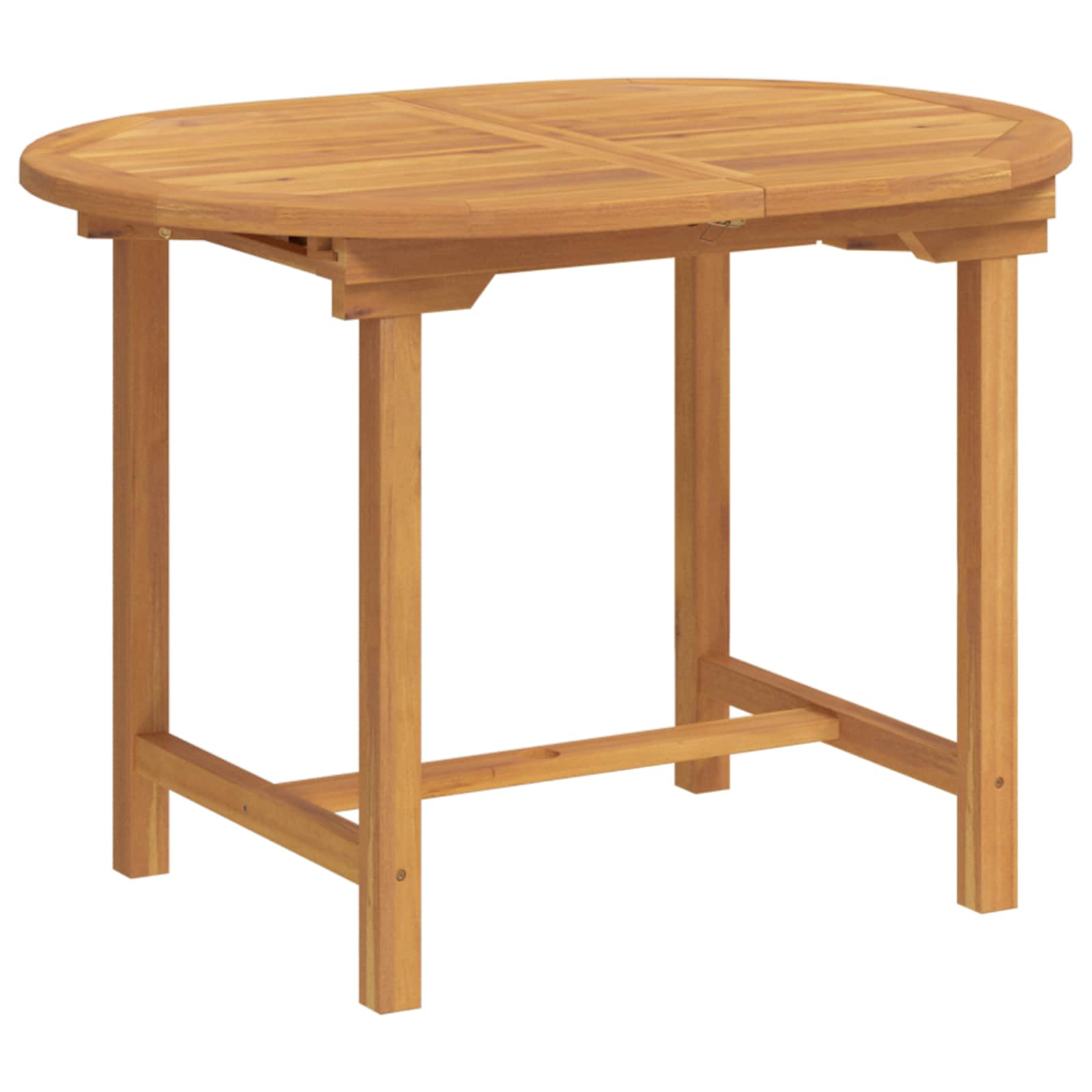Garten Essgruppe 5 pcs Braun Massivholz Teak