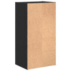 Bücherregal Schwarz Eichen-Optik 40 x 30 x 77 cm Holzwerkstoff