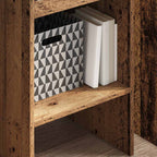 Bücherregal Altholz 40 x 35 x 180 cm Holzwerkstoff