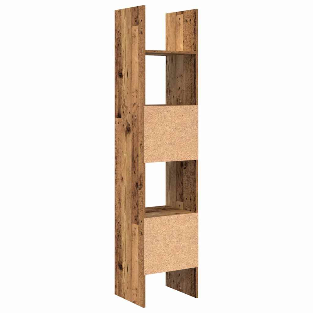 Bücherregal Altholz 40 x 35 x 180 cm Holzwerkstoff