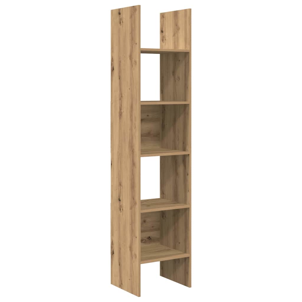 Bücherregal Artisan-Eiche 40 x 35 x 180 cm Holzwerkstoff