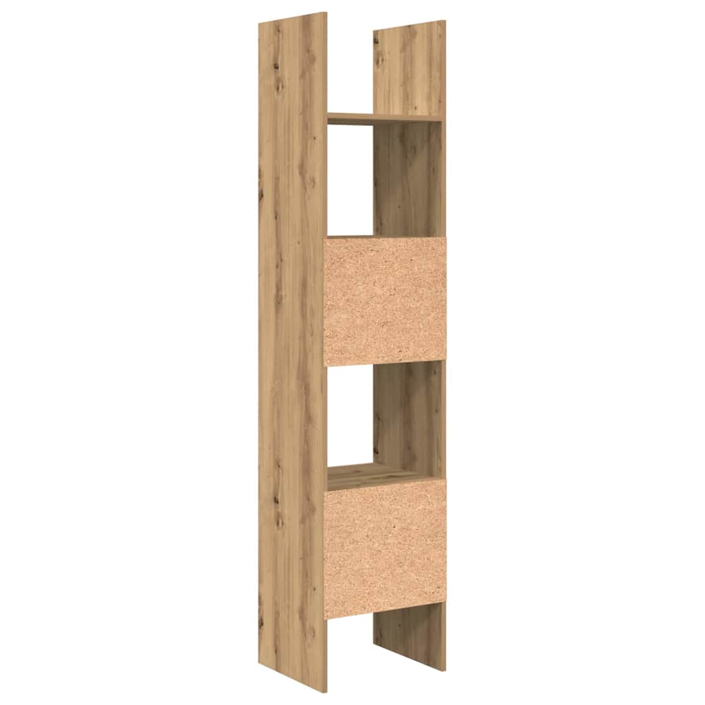Bücherregal Artisan-Eiche 40 x 35 x 180 cm Holzwerkstoff