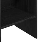 Bücherregal Schwarz Eichen-Optik 40 x 35 x 180 cm Holzwerkstoff