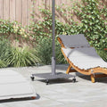 Sonnenschirmständer Dunkelgraue Holzoptik 45 x 45 x 31,5 cm