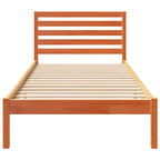 Bettrahmen Wachsbraun 90 x 210 cm Massives Kiefernholz