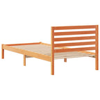 Bettrahmen Wachsbraun 90 x 220 cm Massives Kiefernholz