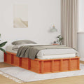 Bettrahmen Wachsbraun 75 x 190 cm Massives Kiefernholz