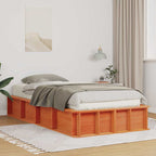 Bettrahmen Wachsbraun 75 x 190 cm Massives Kiefernholz