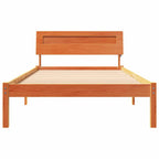 Bettrahmen Wachsbraun 80 x 200 cm Massives Kiefernholz