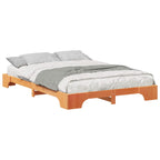 Bettrahmen Braun 140 x 210 cm Massives Kiefernholz