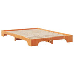 Bettrahmen Braun 140 x 210 cm Massives Kiefernholz