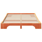 Bettrahmen Braun 140 x 210 cm Massives Kiefernholz