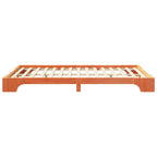 Bettrahmen Braun 140 x 210 cm Massives Kiefernholz