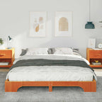 Bettrahmen Braun 160 x 210 cm Massives Kiefernholz