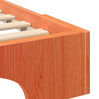 Bettrahmen Braun 200 x 210 cm Massives Kiefernholz