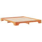 Bettrahmen Braun 200 x 210 cm Massives Kiefernholz