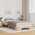 Bettrahmen Braun 100 x 220 cm Massives Kiefernholz