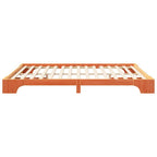 Bettrahmen Braun 200 x 220 cm Massives Kiefernholz