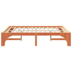 Bettrahmen Braun 150 x 200 cm Massives Kiefernholz