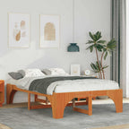 Bettrahmen Braun 120 x 200 cm Massives Kiefernholz