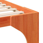 Bettrahmen Braun 140 x 190 cm Massives Kiefernholz