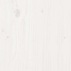Bettrahmen Weiß 90 x 200 cm Massives Kiefernholz