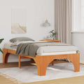 Bettrahmen Braun 90 x 190 cm Massives Kiefernholz