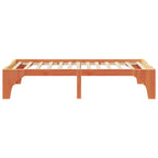 Bettrahmen Braun 75 x 190 cm Massives Kiefernholz