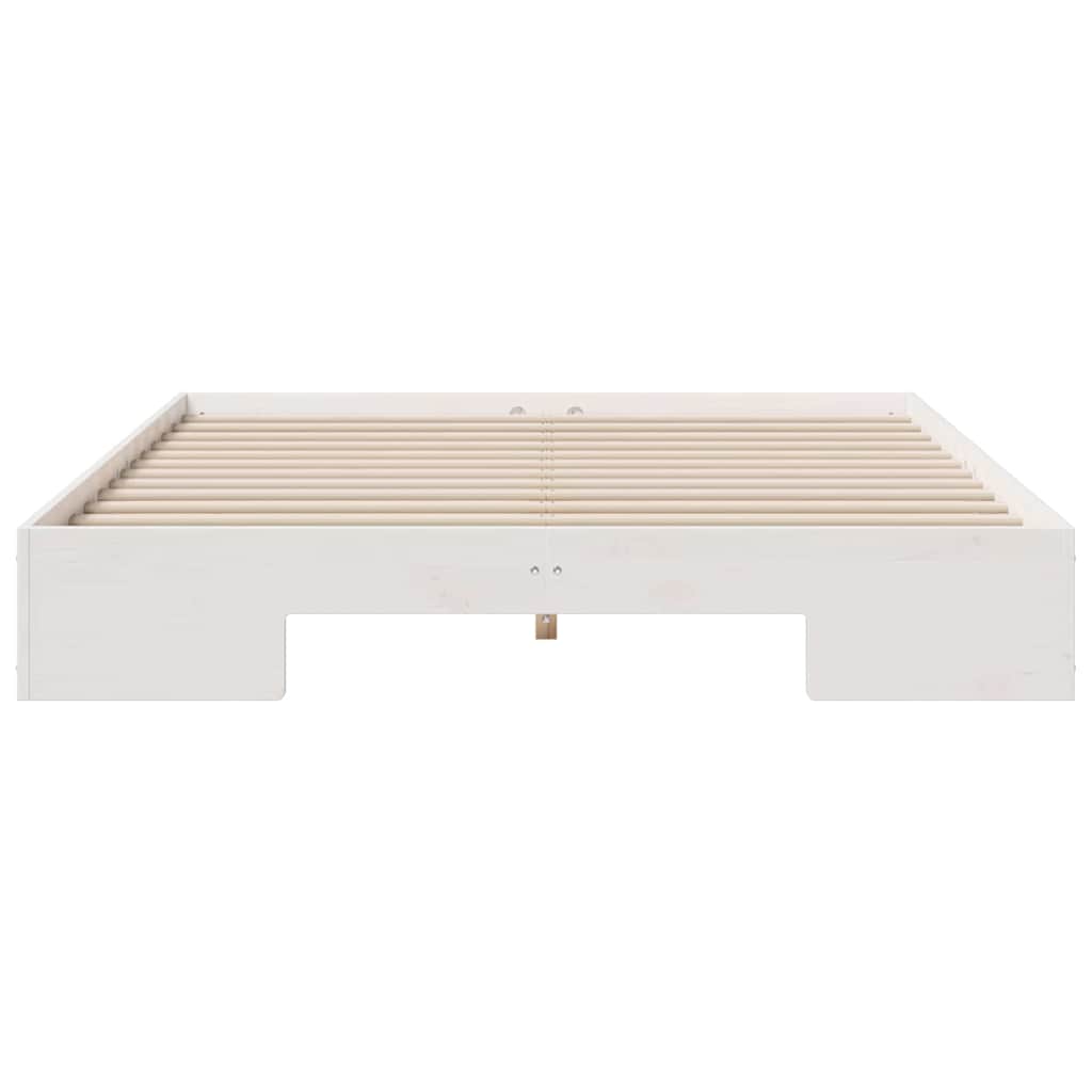 Bettgestell Weiß 150 x 200 cm