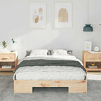 Bettgestell Braun 120 x 200 cm