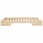 Bettgestell Braun 120 x 200 cm