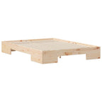 Bettgestell Braun 140 x 190 cm